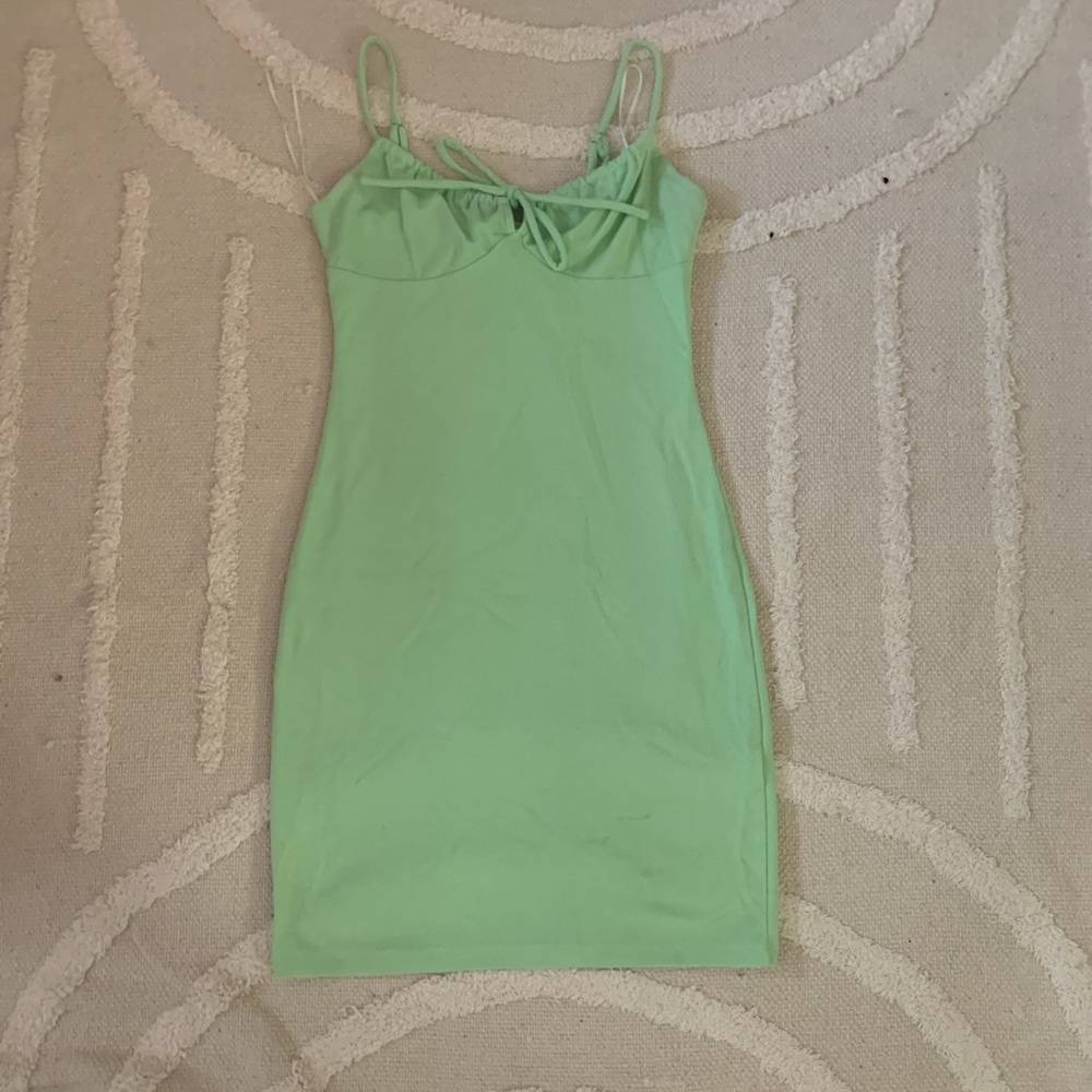 Princess Polly Green Mini Dress